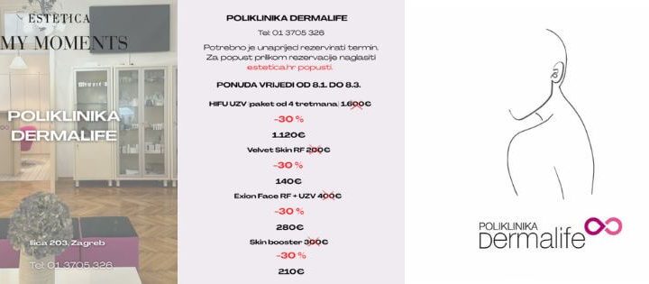 Skinbooster i top estetski tretmani na -30% u Poliklinici Dermalife